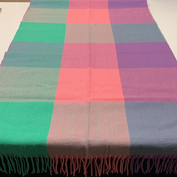 JCrew multi pastel color scarf - Picture 6 of 7